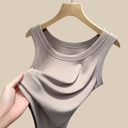 Damen ärmelloses Basic-Top aus hochwertigem Material R&B