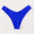 Damen Hochgeschnittene Bikinihose mit hohem Beinausschnitt und komfortablem Schnitt R&B