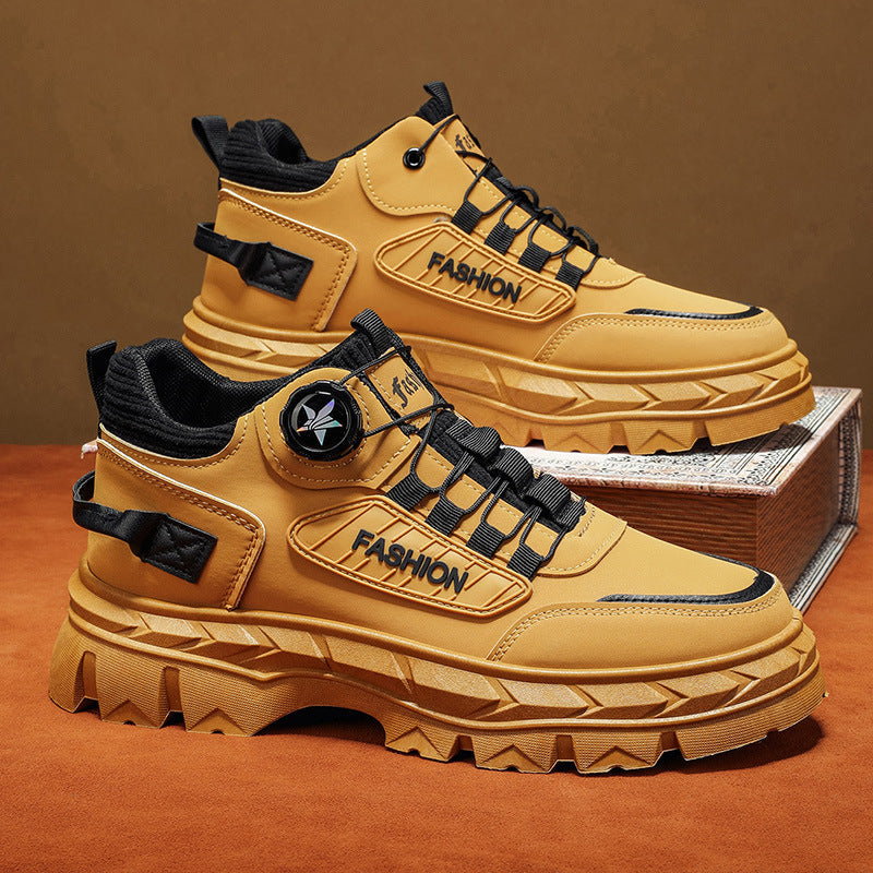 Herren Modische hochliegende Sneakers mit innovativem Verschluss R&B