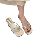 Damen Trendige Flip-Flop-Sandalen mit elegantem Knoten-Design und anatomischer Passform R&B