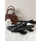 Damen Slingback Ballerinas mit modischen Schnallenakzenten R&B