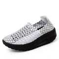 Damen Atmungsaktive Slip-On Sneakers mit flexiblem Obermaterial und dämpfender Sohle