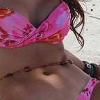 Damen Bandeau-Bikini mit verspieltem Knotendetail R&B