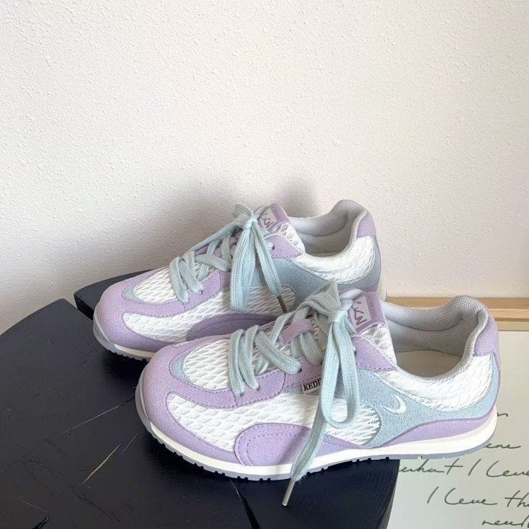 Damen Sportliche Lauf-Sneaker mit atmungsaktivem Mesh-Obermaterial R&B