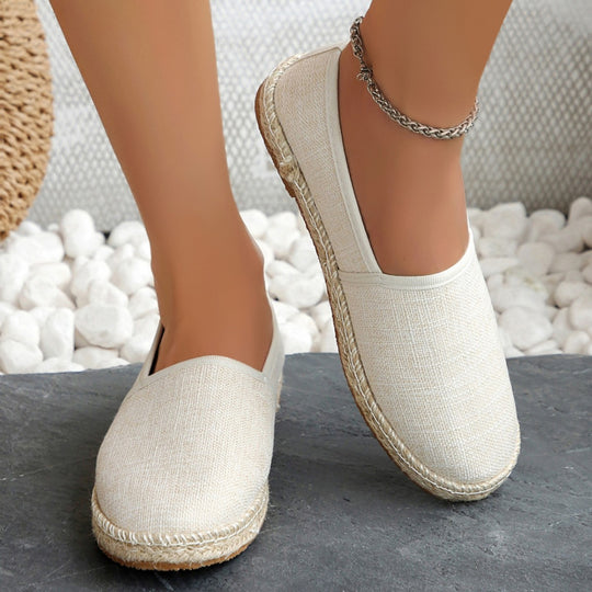 Damen Espadrilles mit elastischem Obermaterial und komfortabler Sohle R&B