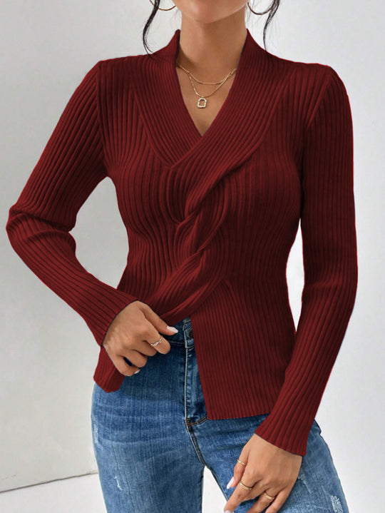 Damen eleganter Strickblazer R&B