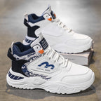 Damen Hohe Sneakers mit modernen grafischen Akzenten und stabiler Sohle