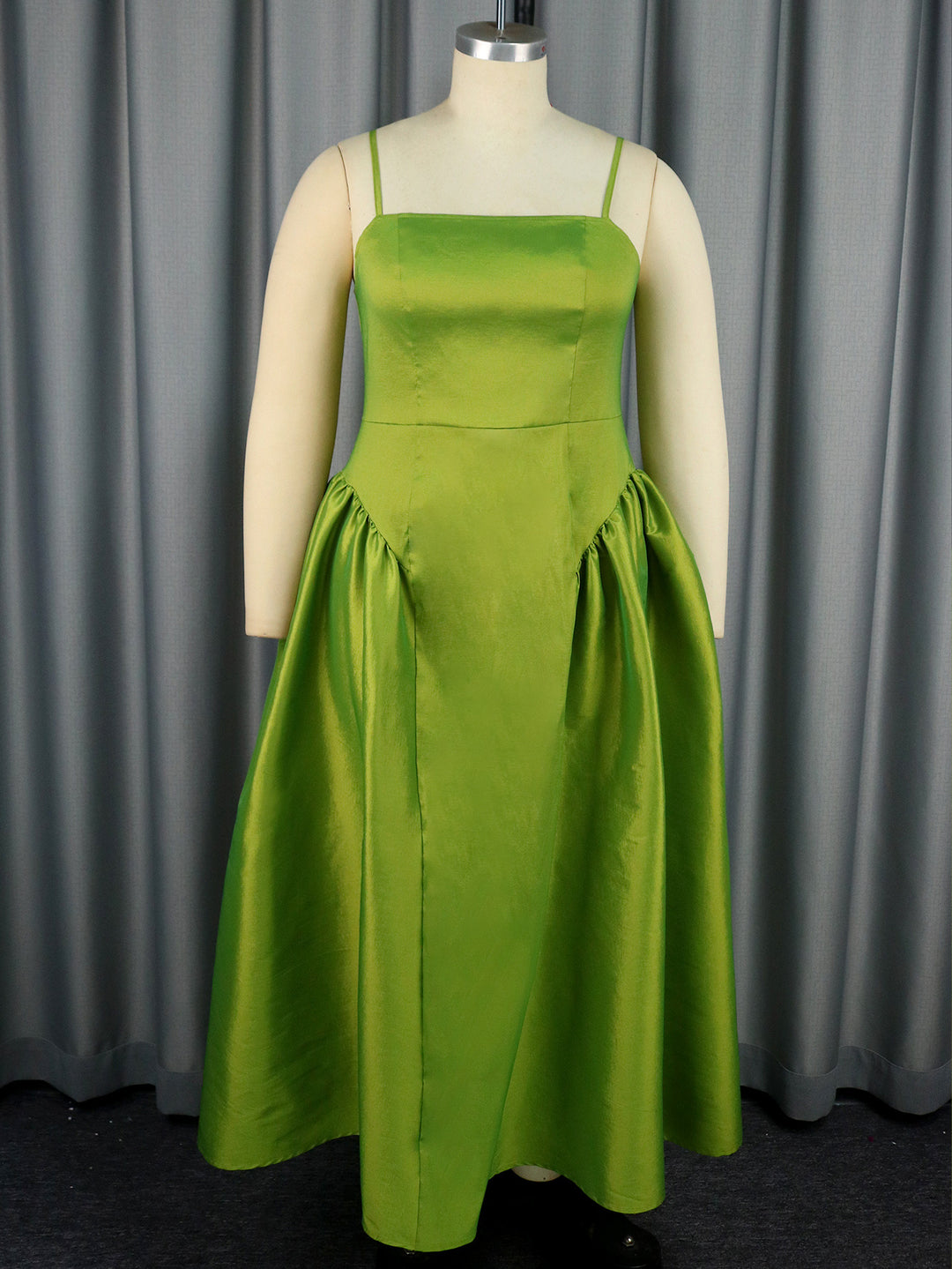 Damen Elegantes A-Linien Maxikleid mit großzügigem Rock R&B