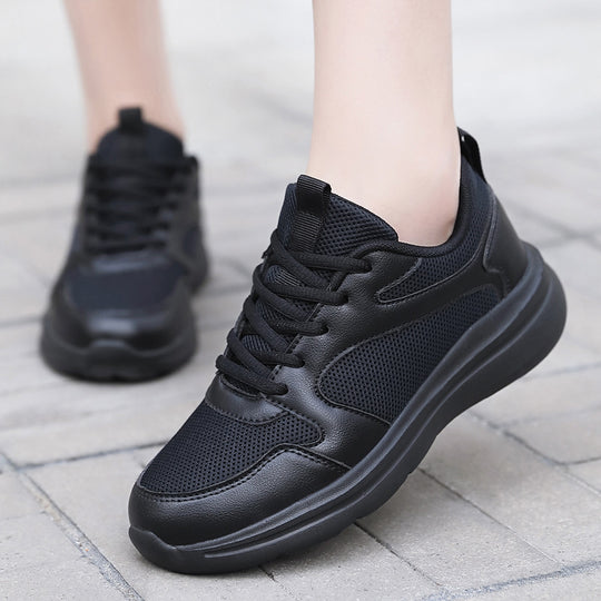 Damen Sportliche Sneakers mit atmungsaktivem Mesh-Obermaterial und dämpfender Sohle R&B