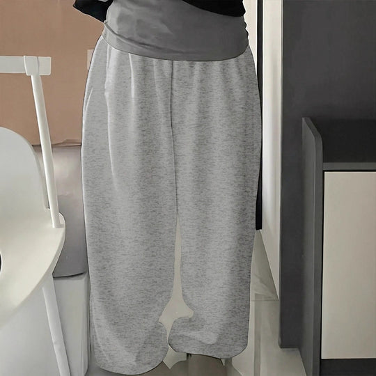 Damen bequeme Sweatpants mit elastischem Bund und legerem Schnitt R&B
