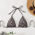 Damen Triangle-Bikinioberteil mit raffiniertem Tiermotiv R&B