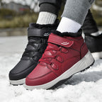 Damen isolierte Outdoor-Wanderschuhe mit rutschfester Sohle und verstellbarem Klettverschluss R&B