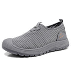 Damen Sportliche Slip-On Freizeitschuhe mit atmungsaktiver Struktur R&B