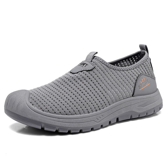 Damen Sportliche Slip-On Freizeitschuhe mit atmungsaktiver Struktur R&B