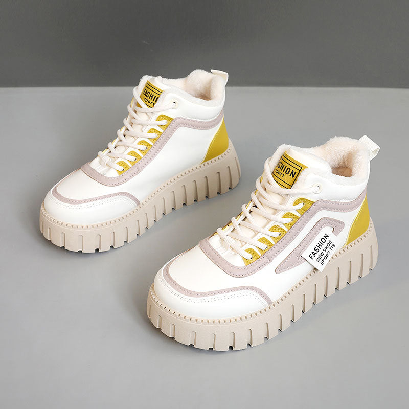 Damen High-Top Sneaker mit dämpfender Sohle und atmungsaktivem Design R&B