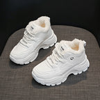 Damen Winterliche High-Top Sneakers mit weichem Fleece-Futter R&B