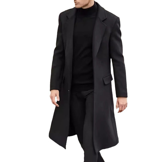 Herren stilvoller Longblazer R&B