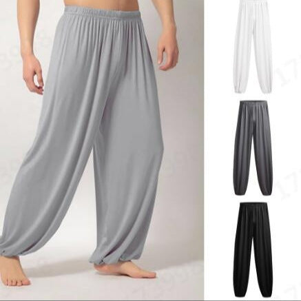 Damen luftige, weite Freizeithose mit elastischem Bund R&B