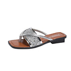 Damen Glitzernde Flip-Flops mit modischem Design R&B