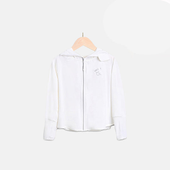 Mädchen Übergangsjacke mit Kapuze und niedlichem Tiermotiv R&B