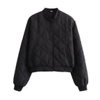 Damen gesteppte Übergangsjacke mit komfortablem Schnitt und praktischen Taschen R&B