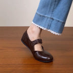 Damen Ballerinas mit elastischem Riemendesign und ergonomischer Fußbettgestaltung R&B