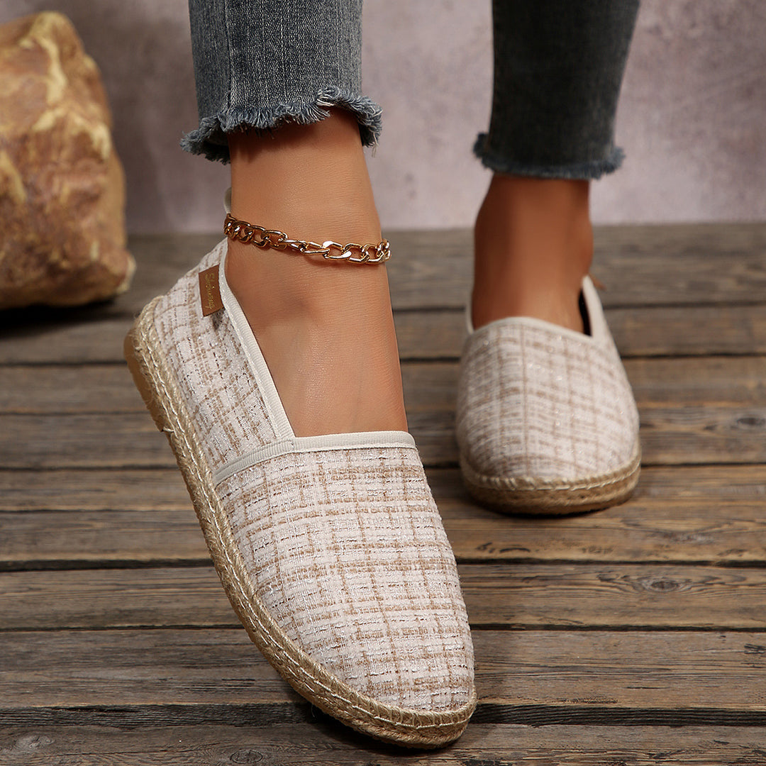 Damen Espadrilles mit rutschfester Sohle und anatomischem Fußbett R&B