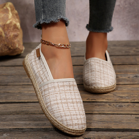 Damen Espadrilles mit rutschfester Sohle und anatomischem Fußbett R&B