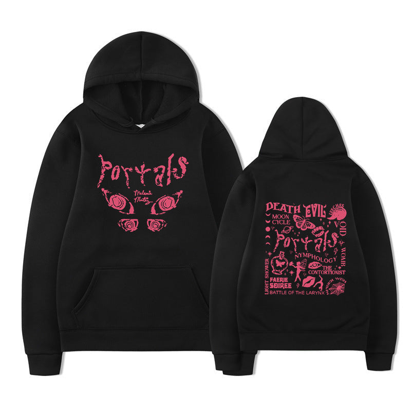 Damen Kapuzenpullover mit kreativem Motiv und bequemer Passform