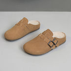 Damen komfortable Clogs mit doppeltem Schnallen-Design R&B