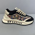 Damen Stilvolle und bequeme Sneakers mit markantem Design und stabiler Sohle R&B