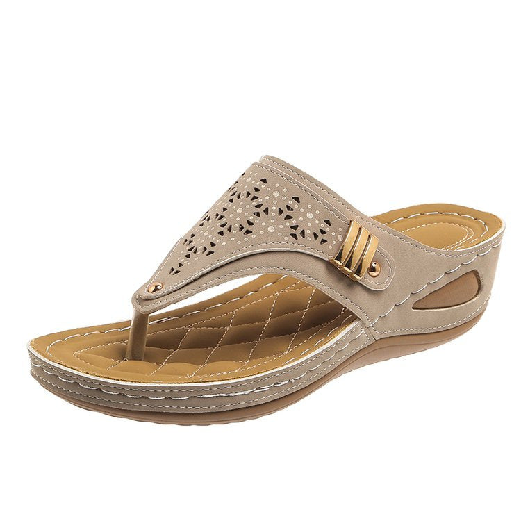 Damen elegante und komfortable Sommerschuhe mit luftiger Perforation R&B