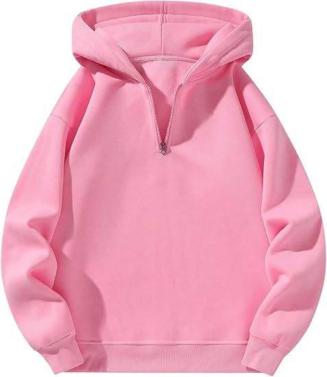 Herren sportlicher Kapuzenpullover mit halbem Reißverschluss R&B
