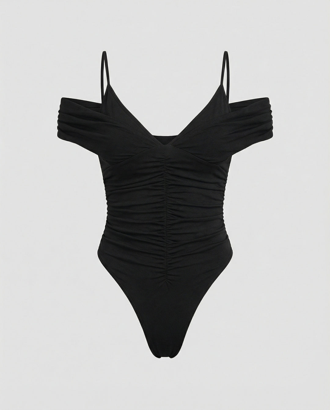 Damen Elegantes Cut-Out Bodysuit R&B