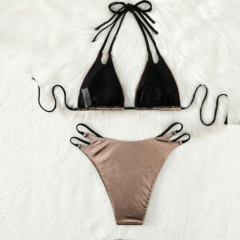 Damen Triangel-Bikini mit eleganten Schnürdetails R&B