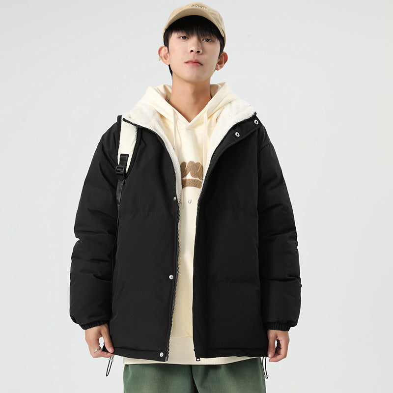 Herren modische Daunenjacke mit Kapuze und Innenfutter
