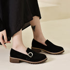Damen Elegante Mokassins mit geschmackvollem Schnallen-Detail R&B