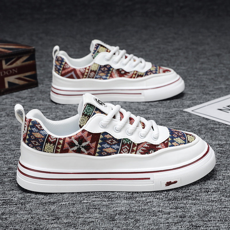 Damen modische Sneakers mit ethnischem Design und bequemer Dämpfung R&B