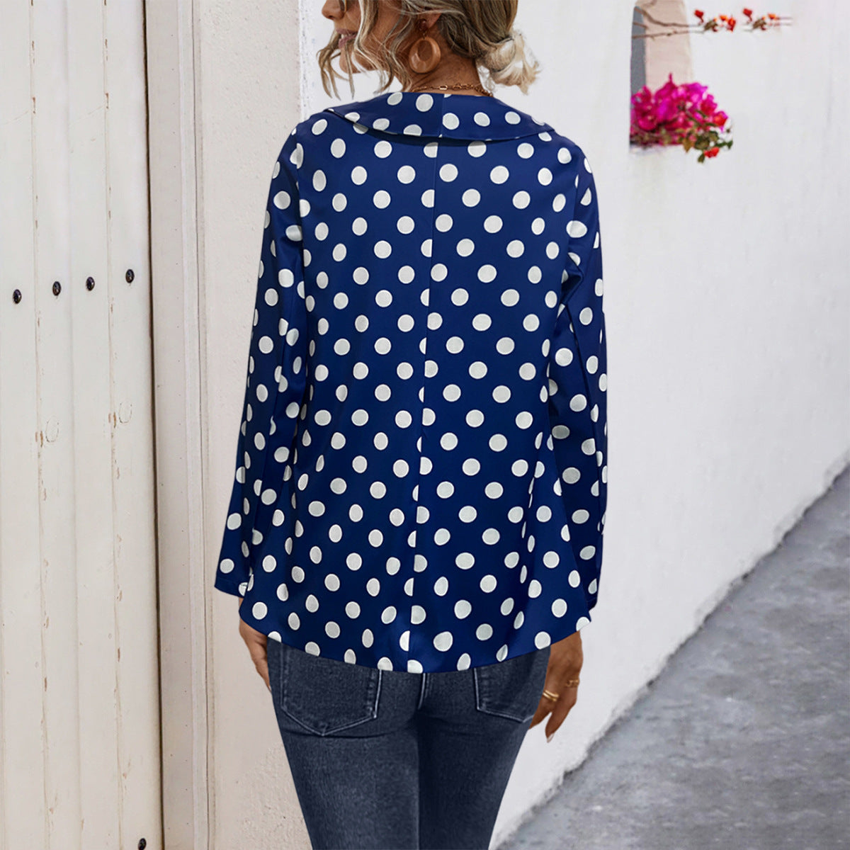 Damen Blazer mit modischem Punkte-Design R&B