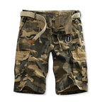 Herren Cargo-Shorts mit mehreren praktischen Taschen und verstellbarem Kordelzug R&B
