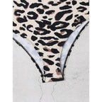 Damen Bikini-Set mit modischem Cropped-Oberteil und hoch geschnittenem Unterteil R&B
