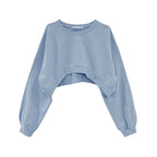 Damen Cropped Sweatshirt