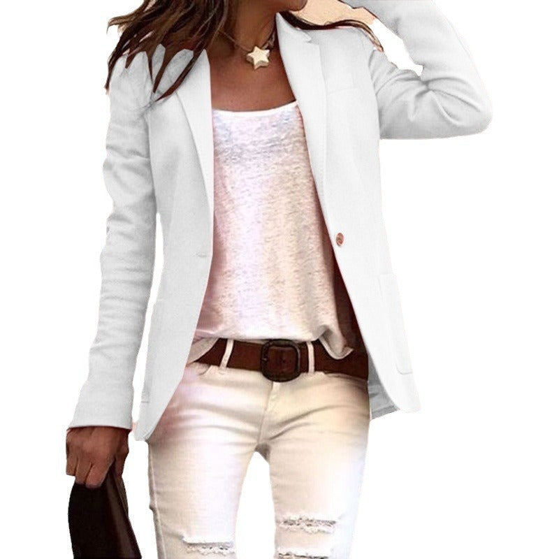 Damen moderner Blazer mit schmalem Schnitt und elegantem Detail R&B