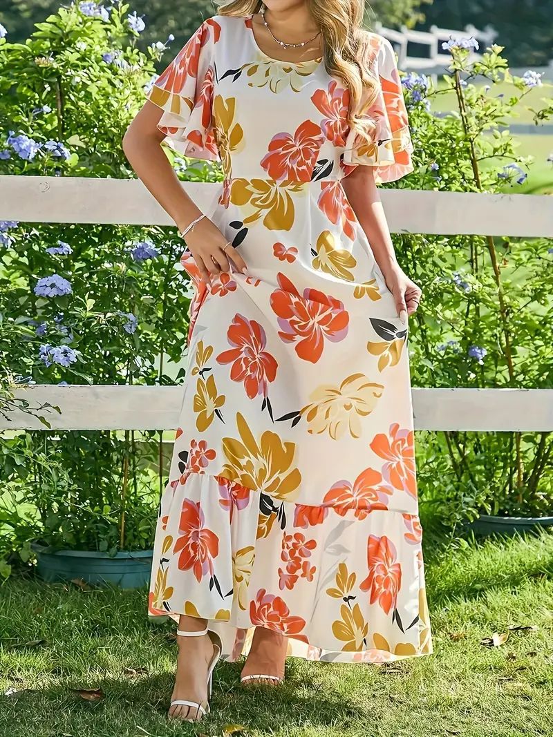 Damen Maxikleid R&B