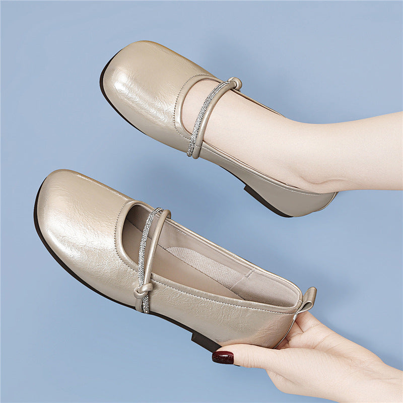 Damen Ballerinas mit modischem Schmuckdetail R&B