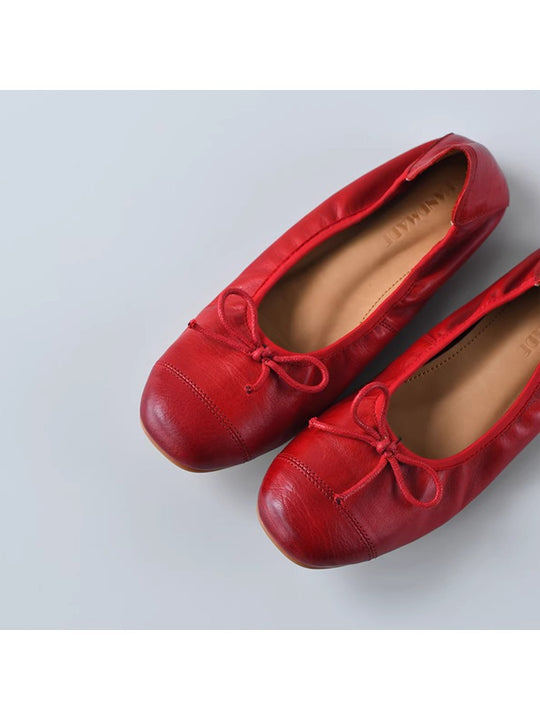 Damen Ballerinas mit elegantem Schleifen-Design und bequemer Passform R&B