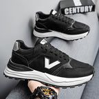 Herren Sportliche Sneakers mit atmungsaktiver Mesh-Oberfläche und gepolsterter Dämpfung