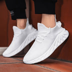 Damen atmungsaktive Sneaker mit elastischem Schnellverschluss R&B