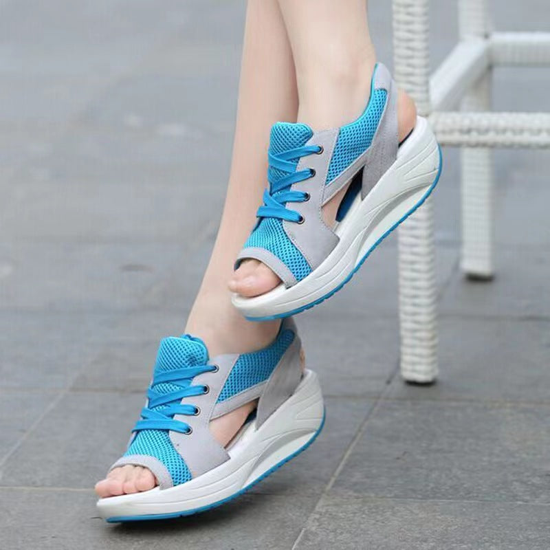 Damen Slingback Sport Sandalen R&B