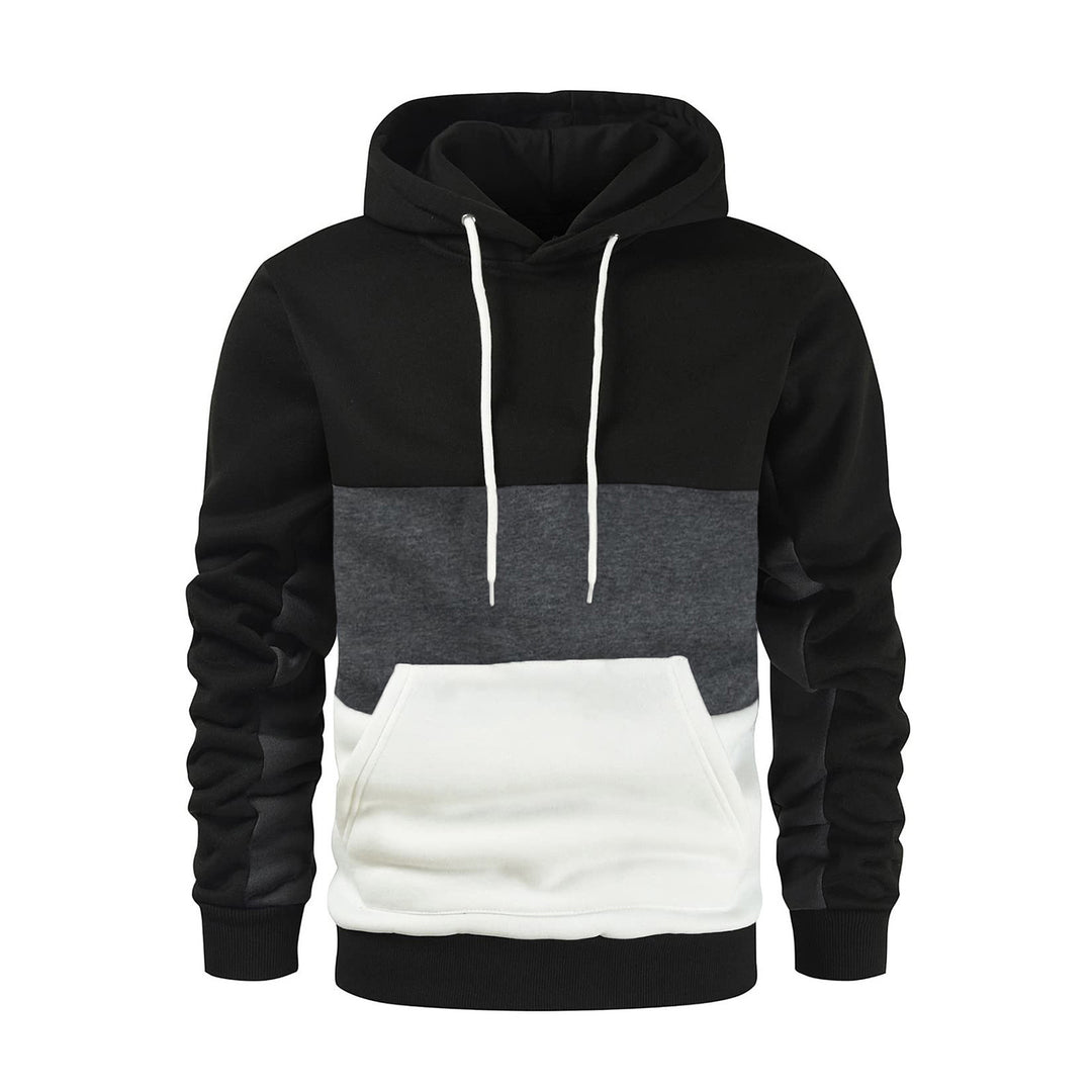Herren Kapuzenpullover mit modischem Farbblockdesign R&B